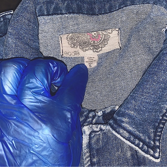 Urban Outfitters: Denim Utility Jacket | Size L | Ecoté Denim - Picture 6 of 6